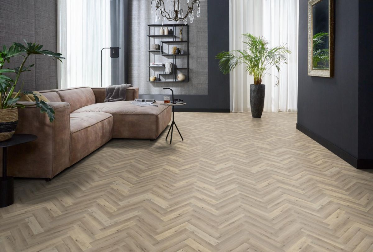Yup sydney harbour Herringbone LIGHT OAK CLICK 2511