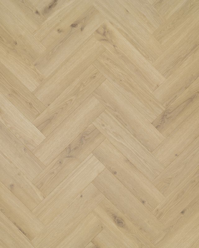 iD Inspiration 55 - Delicate Oak ALMOND visgraat DRYBACK