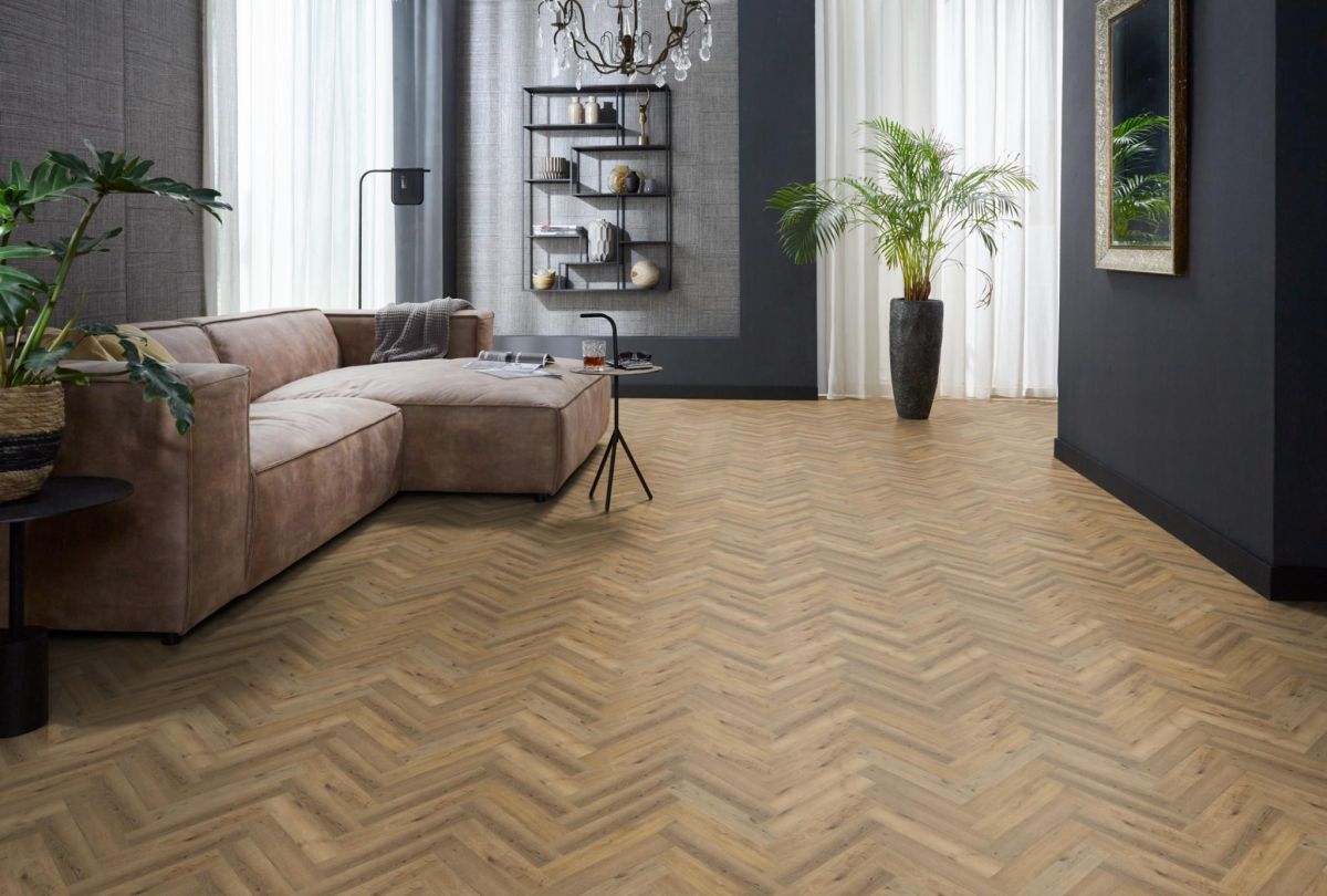 Yup sydney harbour Herringbone DARK OAK CLICK 2504