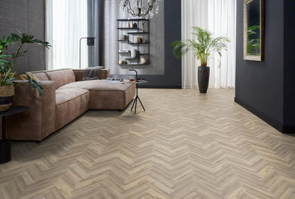 Yup sydney harbour Herringbone LIGHT OAK CLICK 2511