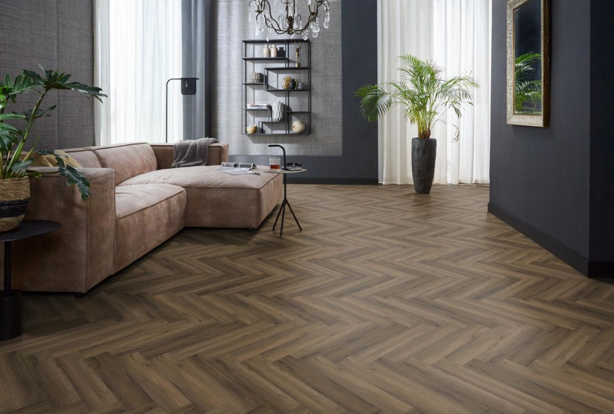Yup paddington Herringbone WARM BROWN CLICK 3501