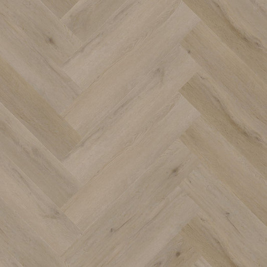 YUP Leyton herringbone LIGHT OAK DRYBACK 1820