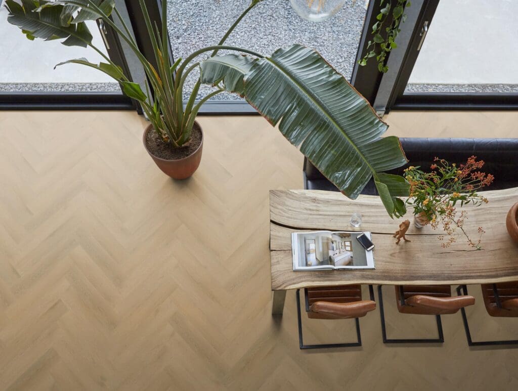 YUP Merton HERRINGBONE LIGHT OAK CLICK 7613