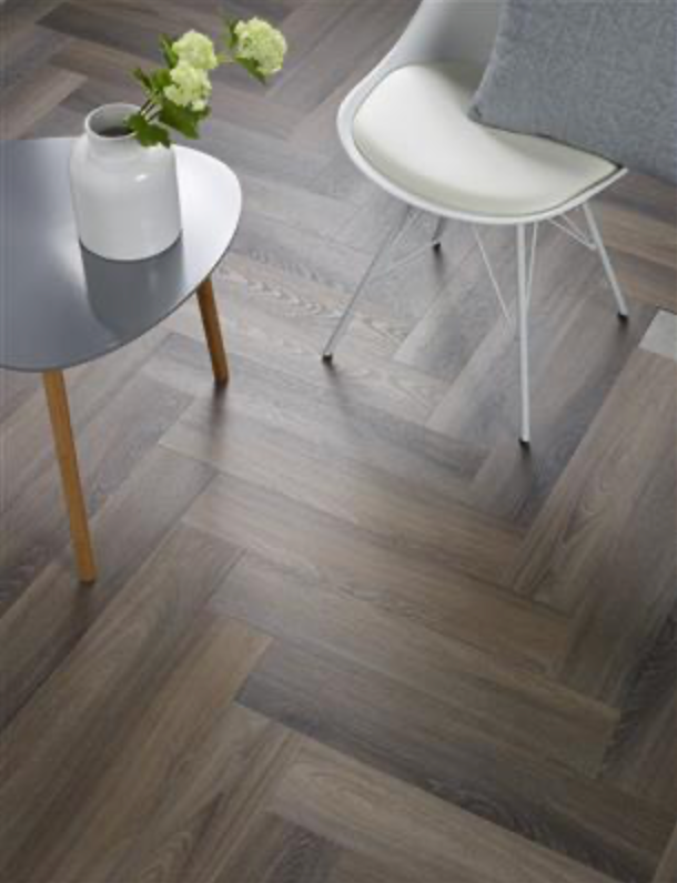 YUP PADDINGTON HERRINGBONE DARK GREY DRYBACK 3506