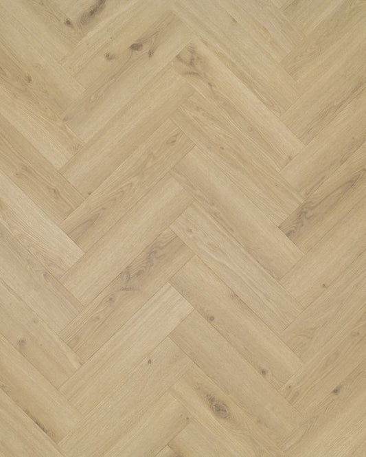 iD Inspiration 55 - Delicate Oak ALMOND visgraat DRYBACK