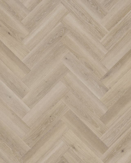 iD Inspiration 55 - Highland Oak BEIGE visgraat DRYBACK