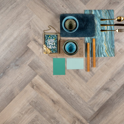 Mist Herringbone 94619 CLICK