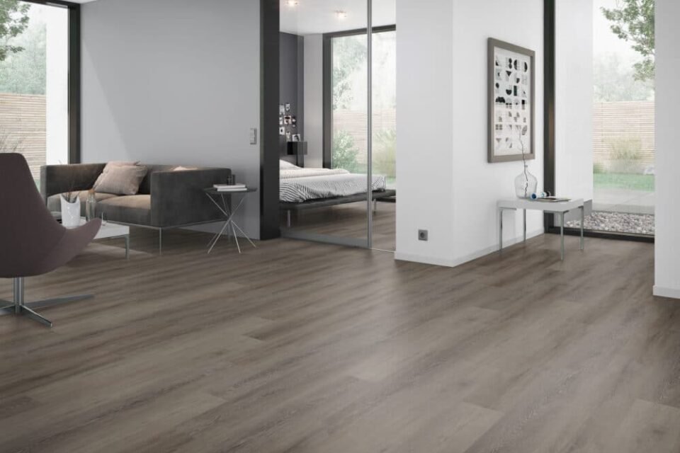 LVLnine Cerused Oak Dark Brown Wood